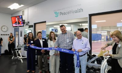 PeaceHealth ribbon cutting - Willamalane's Bob Keefer Center Fitness Center