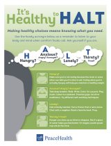 H.A.L.T. can help you from overeating