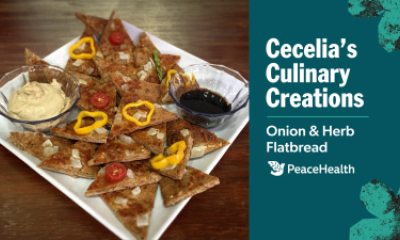 Onion and herb flatbread recipe