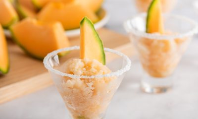 Cantaloupe shaved ice recipe.
